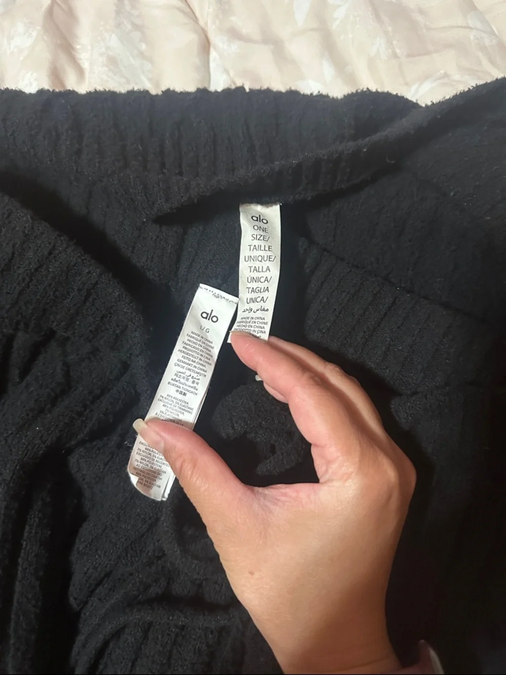 Alo cable knit set